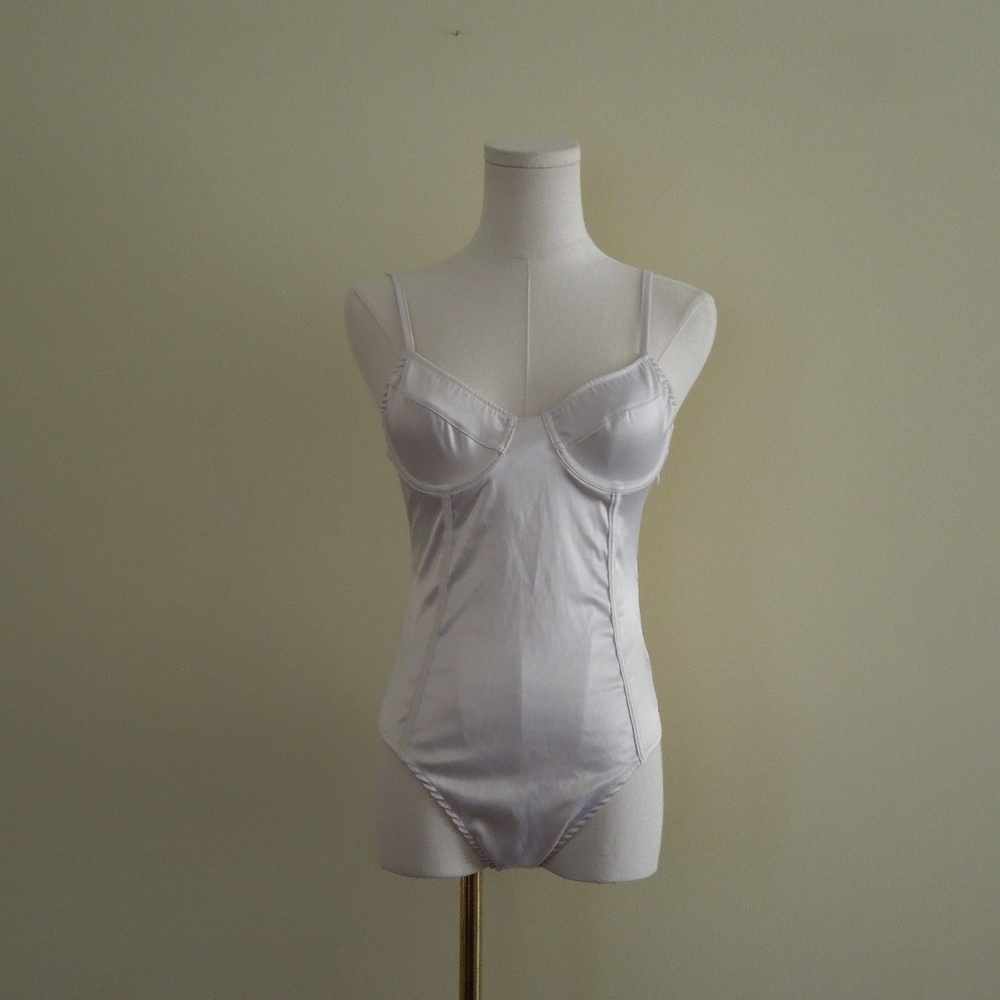 Vintage Style Cream Corset Top - Size S